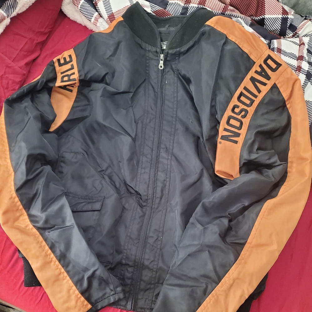 SOLD🔥MEN'S VINTAGE 90'S HARLEY RACING JACKET, XL🔥